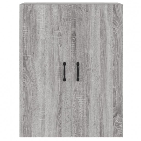 Armoires murales 2 pcs sonoma gris bois d'ingénierie