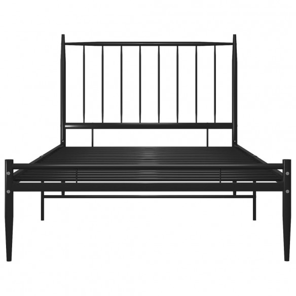 Cadre de lit Noir Métal 90x200 cm
