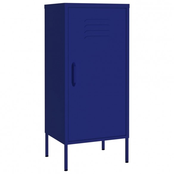 Armoire de rangement Bleu marine 42,5x35x101,5 cm Acier