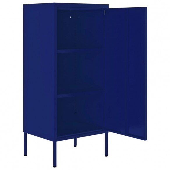 Armoire de rangement Bleu marine 42,5x35x101,5 cm Acier