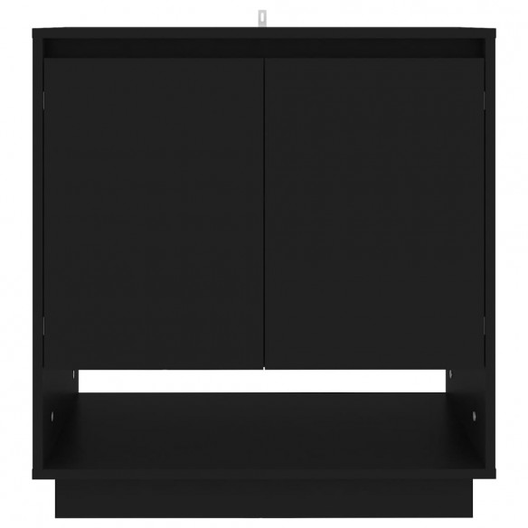 Buffet Noir 70x41x75 cm Aggloméré