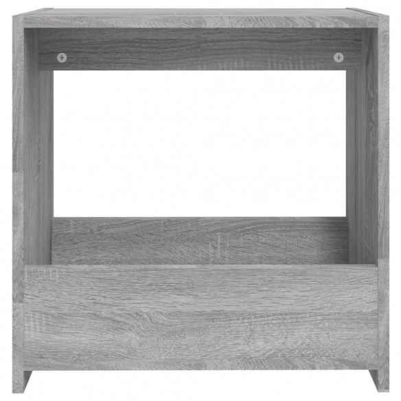 Table d'appoint Sonoma gris 50x26x50 cm Bois d'ingénierie