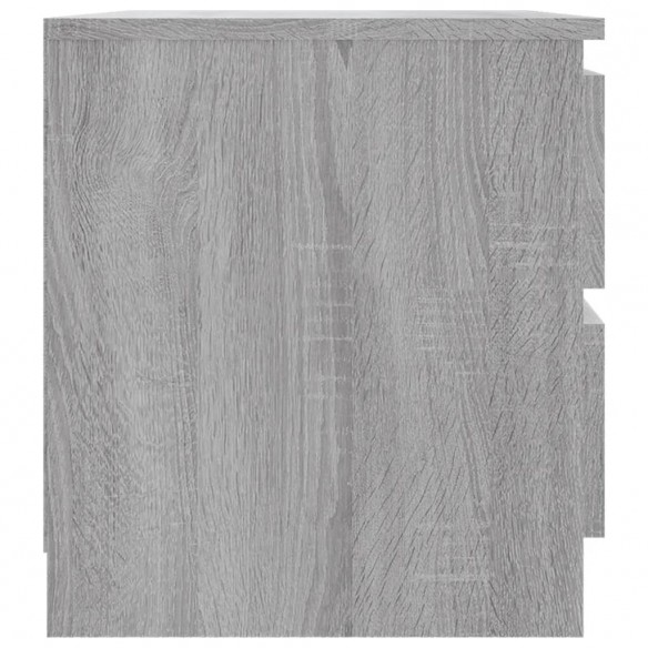 Table de chevet Sonoma gris 50x39x43,5 cm Bois d'ingénierie