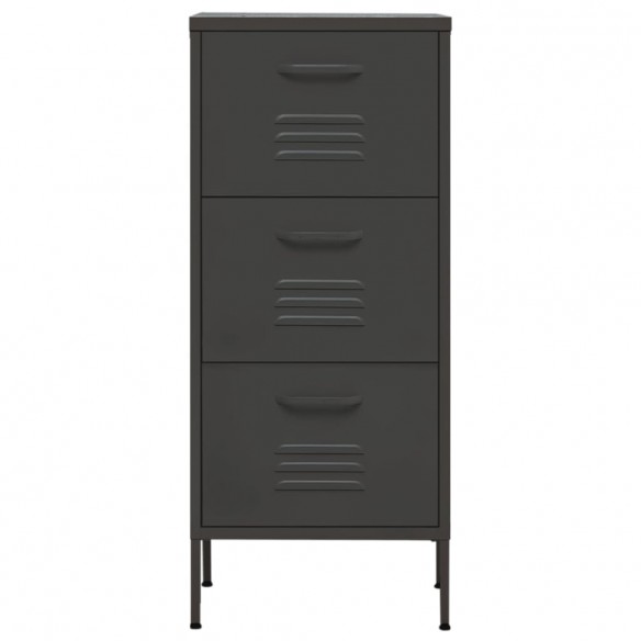 Armoire de rangement Anthracite 42,5x35x101,5 cm Acier