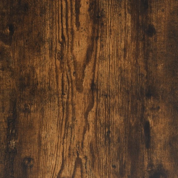 Meuble d'évier chêne fumé 80x33x60 cm bois d'ingénierie