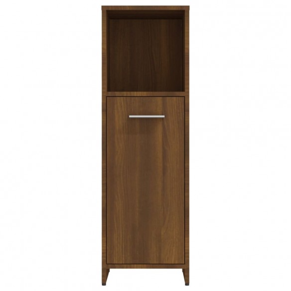 Armoire de bain Chêne marron 30x30x95 cm Bois d'ingénierie