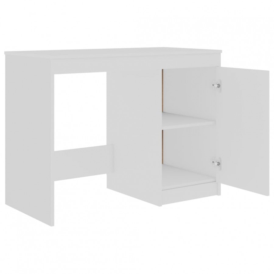 Bureau Blanc 140x50x76 cm Aggloméré