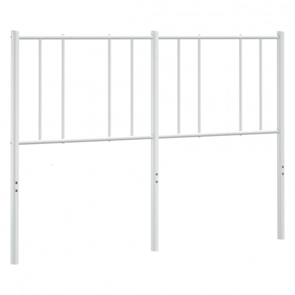 Tête de lit métal blanc 140 cm