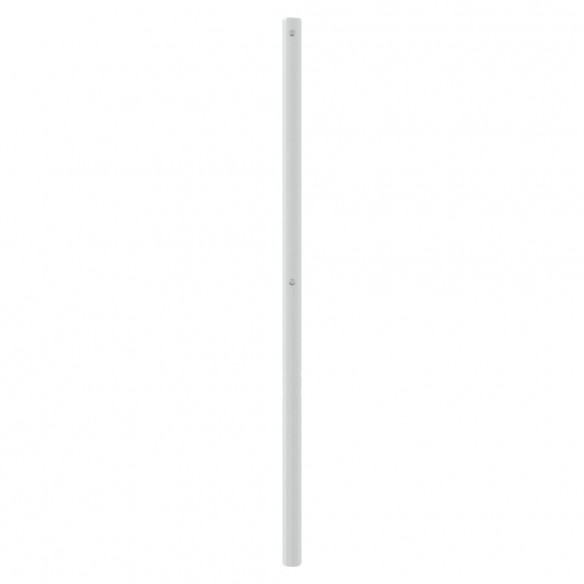 Tête de lit métal blanc 140 cm