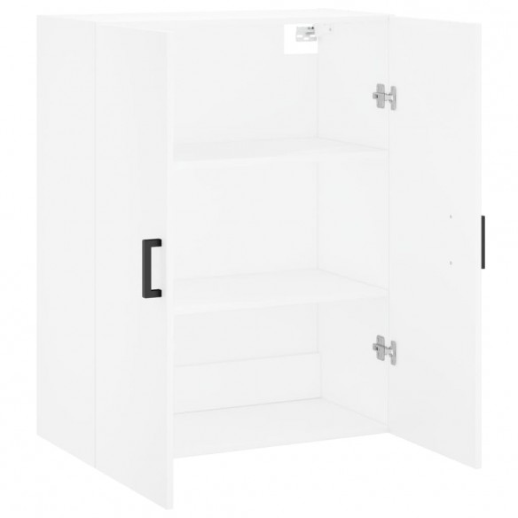 Armoire murale blanc 69,5x34x90 cm