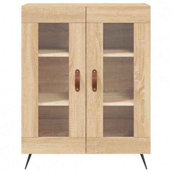 Buffet haut Chêne sonoma 69,5x34x180 cm Bois d'ingénierie