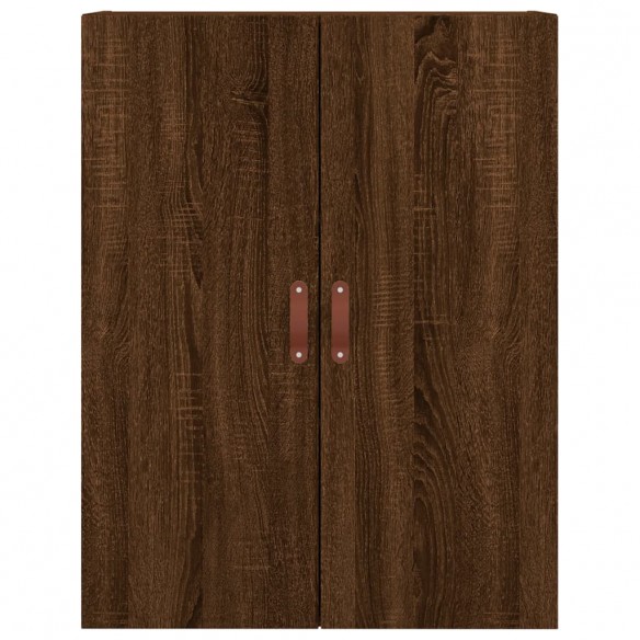 Armoire murale chêne marron 69,5x34x90 cm