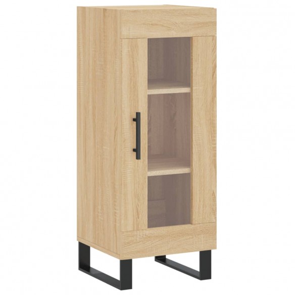 Buffet haut Chêne sonoma 34,5x34x180 cm Bois d'ingénierie