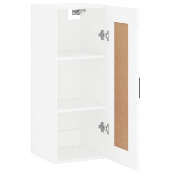 Armoire murale blanc 34,5x34x90 cm bois d'ingénierie