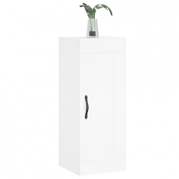 Armoire murale blanc 34,5x34x90 cm bois d'ingénierie