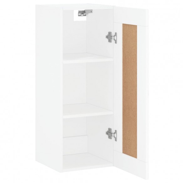 Armoire murale blanc 34,5x34x90 cm bois d'ingénierie