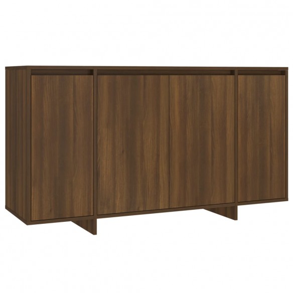 Buffet Chêne marron 135x41x75 cm Aggloméré