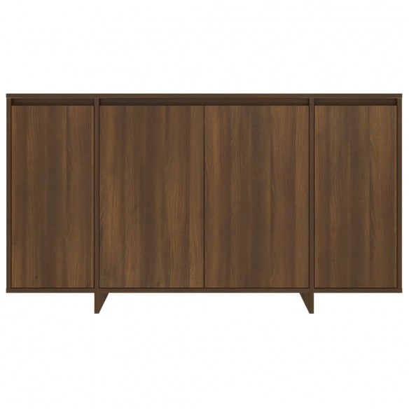 Buffet Chêne marron 135x41x75 cm Aggloméré