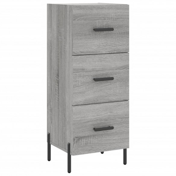 Buffet haut Sonoma gris 34,5x34x180 cm Bois d'ingénierie