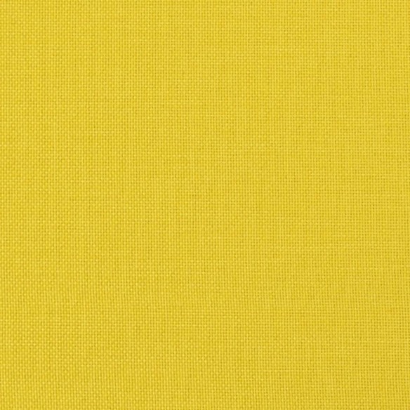 Canapé-lit avec coussins jaune clair tissu