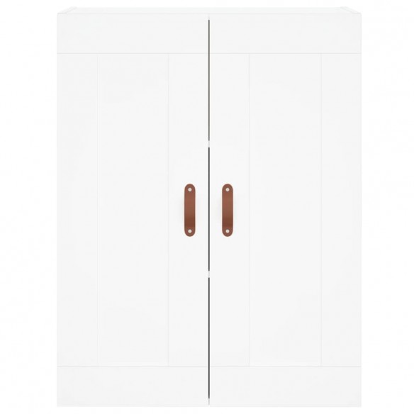 Armoire murale blanc 69,5x34x90 cm bois d'ingénierie