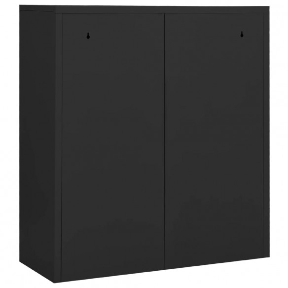 Armoire de bureau Anthracite 90x40x102 cm Acier