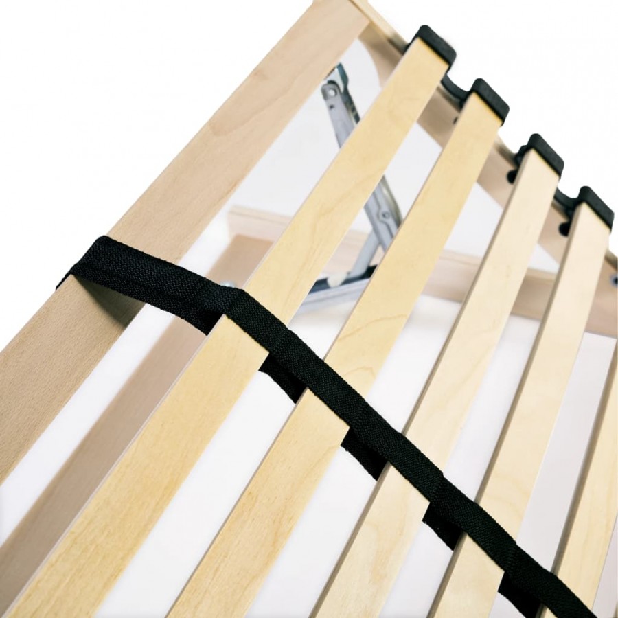 Cadre avec 28 lattes 7 zones 90 x 200 cm