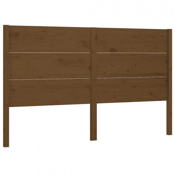 Tête de lit Marron miel 141x4x100 cm Bois massif de pin