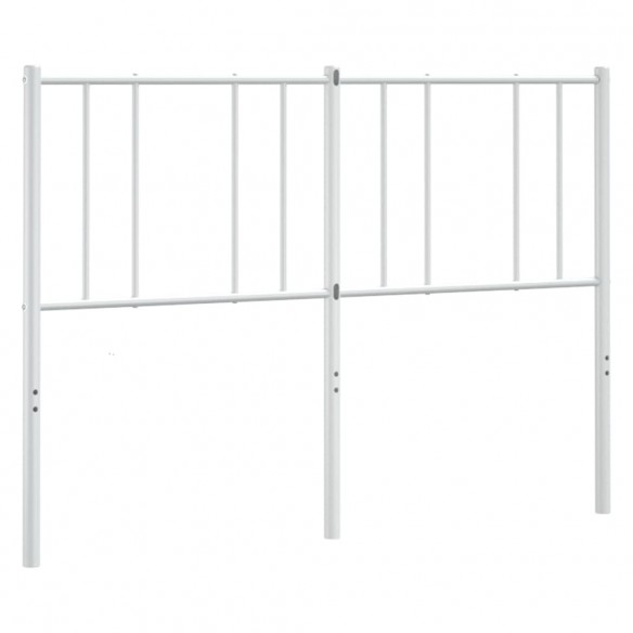 Tête de lit métal blanc 120 cm