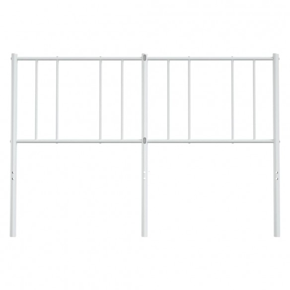 Tête de lit métal blanc 120 cm