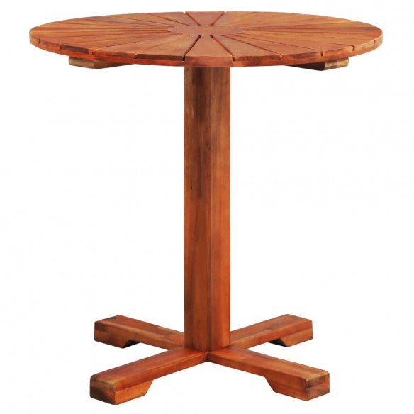 Table de bistro 70x70 cm Bois d'acacia massif