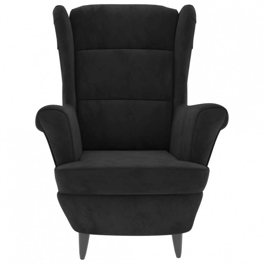 Fauteuil noir velours Fauteuil noir velours