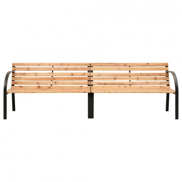 Banc double de jardin 241 cm Bois de pin chinois