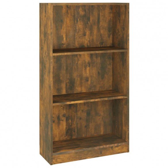 Bibliothèque Chêne fumé 60x24x109 cm Bois d'ingénierie