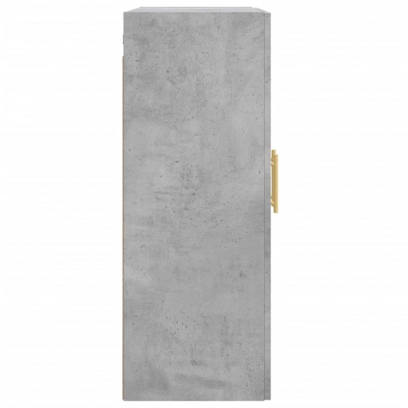 Armoire murale gris béton 69,5x34x90 cm bois d'ingénierie