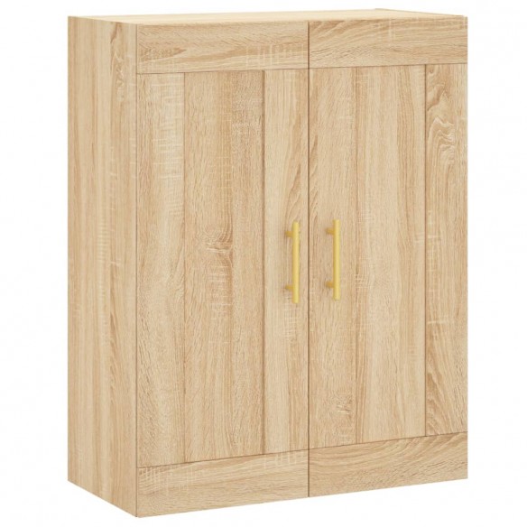 Armoires murales 2 pcs chêne sonoma bois d'ingénierie