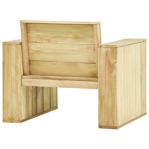 Chaises de jardin 2 pcs 89x76x76 cm Bois de pin imprégné