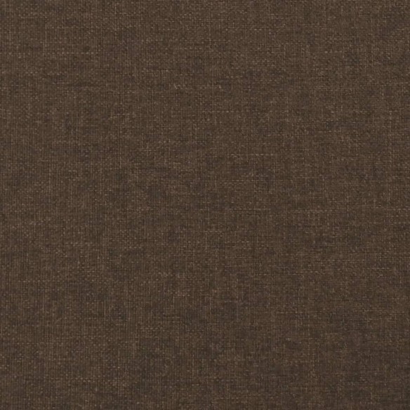 Cadre de lit Marron foncé 180x200 cm Tissu