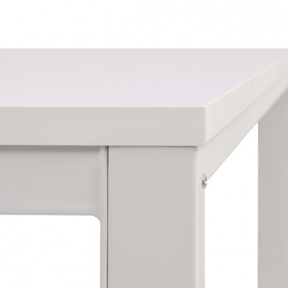Table d'écriture 120 x 60 x 75 cm Blanc