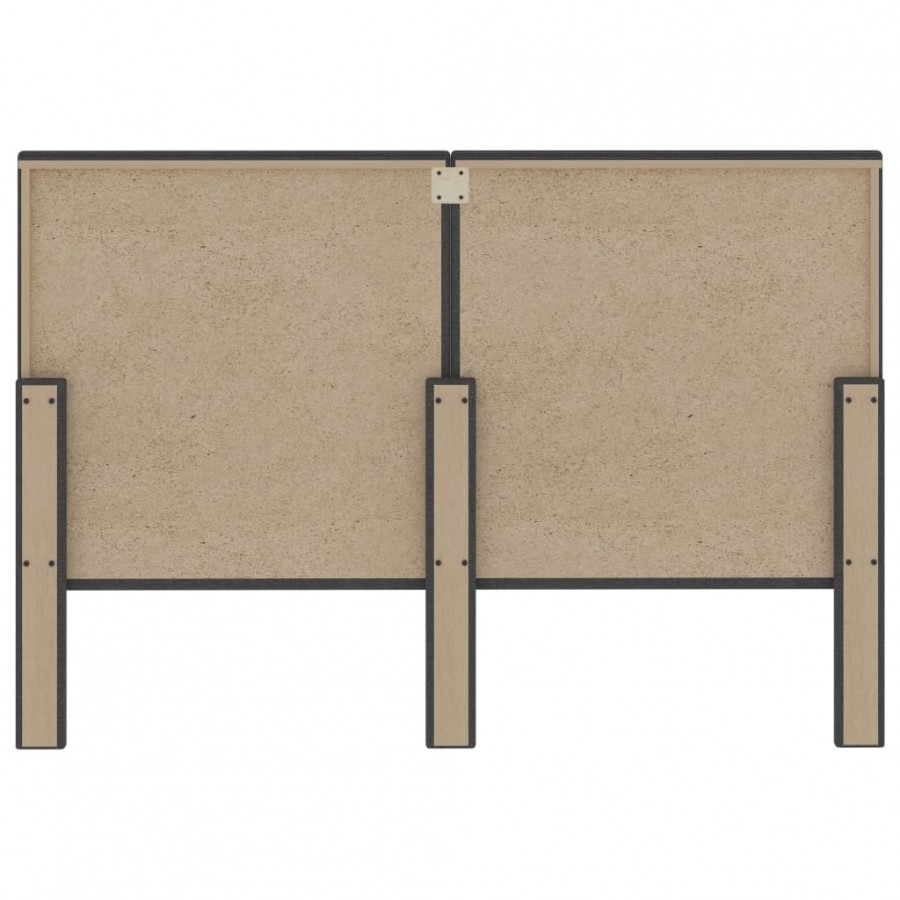 Tête de lit touffetée Gris foncé Tissu 140x200 cm Tête de lit touffetée Gris foncé Tissu 140x200 cm
