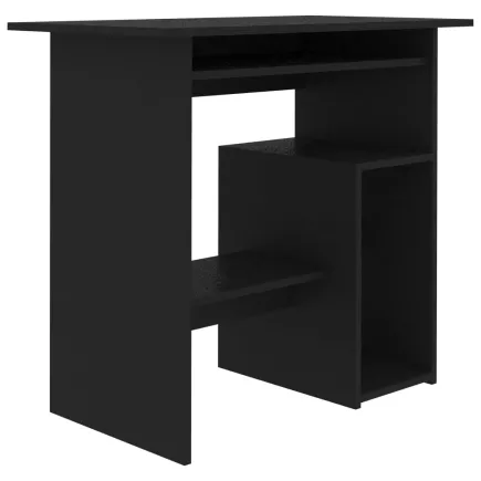 Bureau Noir 80 x 45 x 74 cm Aggloméré 2