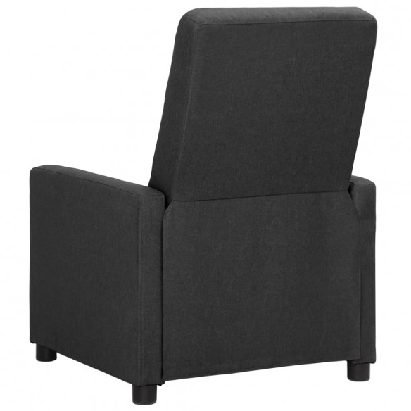 Fauteuil inclinable Gris foncé Tissu