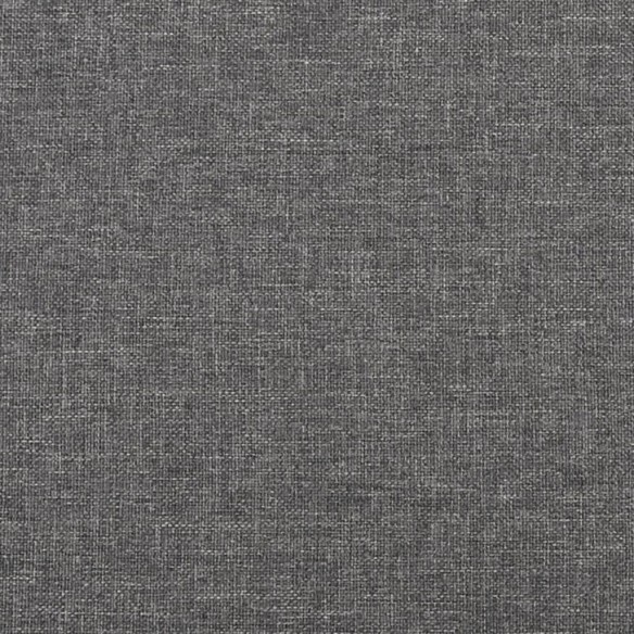 Repose-pied Gris clair 60x60x36 cm Tissu et similicuir