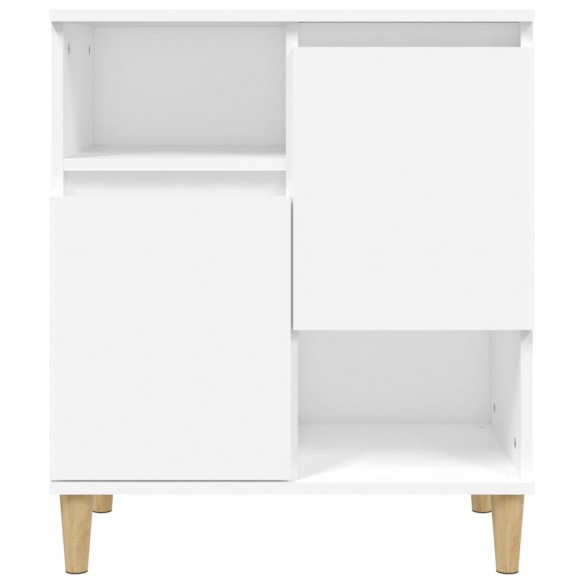 Buffets 2 pcs blanc 60x35x70 cm bois d'ingénierie