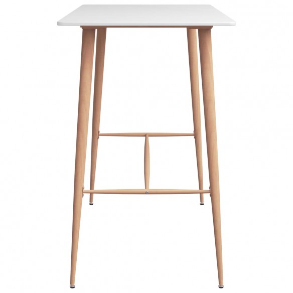 Table de bar Blanc 120x60x105 cm