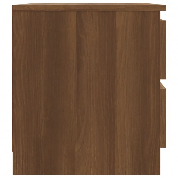 Table de chevet Chêne marron 50x39x43,5 cm Bois d'ingénierie