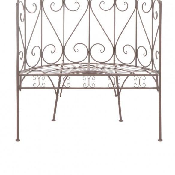 Banc de jardin 95 cm Fer Marron antique