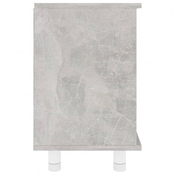 Armoire de salle de bain Gris béton 60x32x53,5 cm Aggloméré