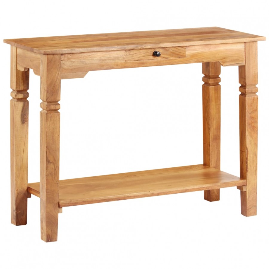 Table console 100x40x76 cm Bois d'acacia massif