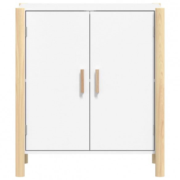 Buffet Blanc 62x38x70 cm Bois d'ingénierie